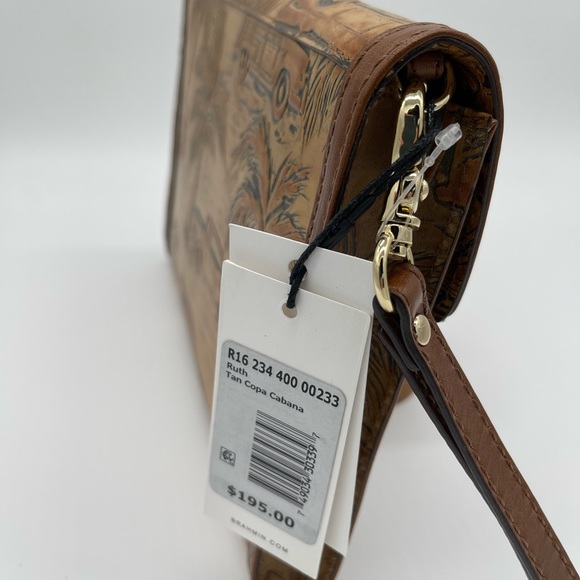 Brahmin Handbags - Brahmin Ruth Copa Cabana Tan Clutch NWT